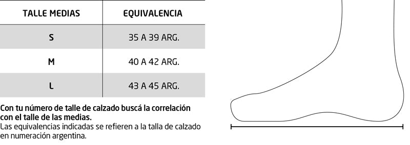 MEDIAS PERFORMANCE CORTAS